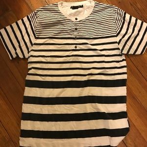 Men’s French Connection striped henley